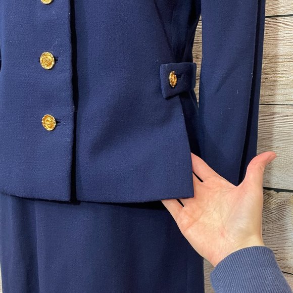 RARE 1950s Adele Simpson Jacket and Dress Set - Picture 4 of 15